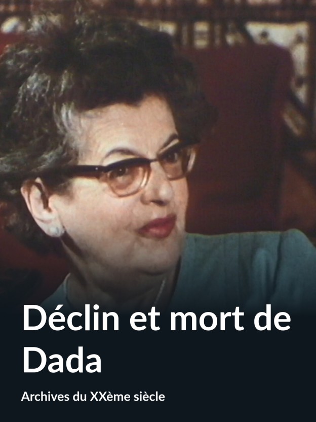 Photogramme portrait de Simone Kahn du film Déclin et mort de Dada