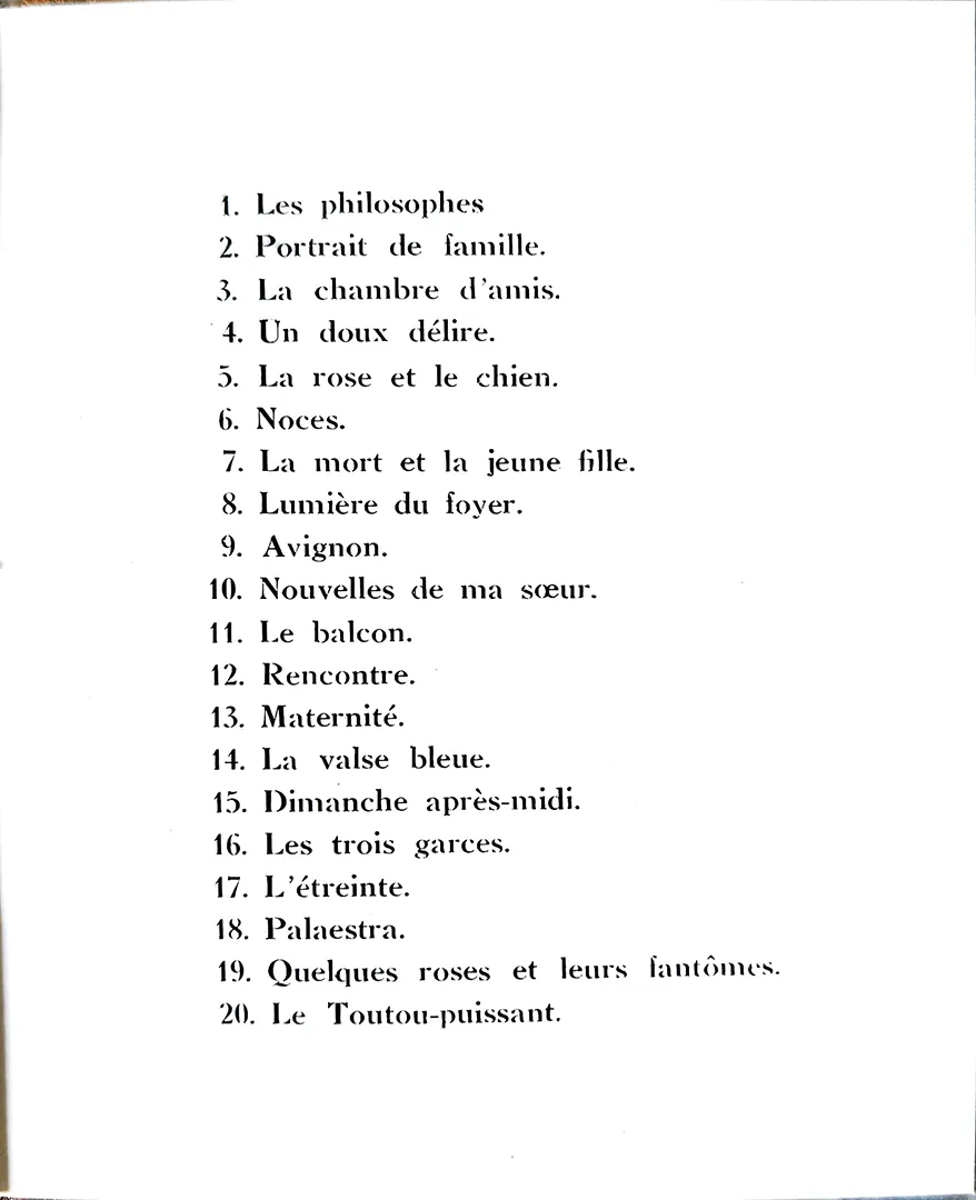 Catalogue exposition Tanning, Galerie Furstenberg, 1954. Bibliothèque Kandinsky, Paris - GALFUR 22