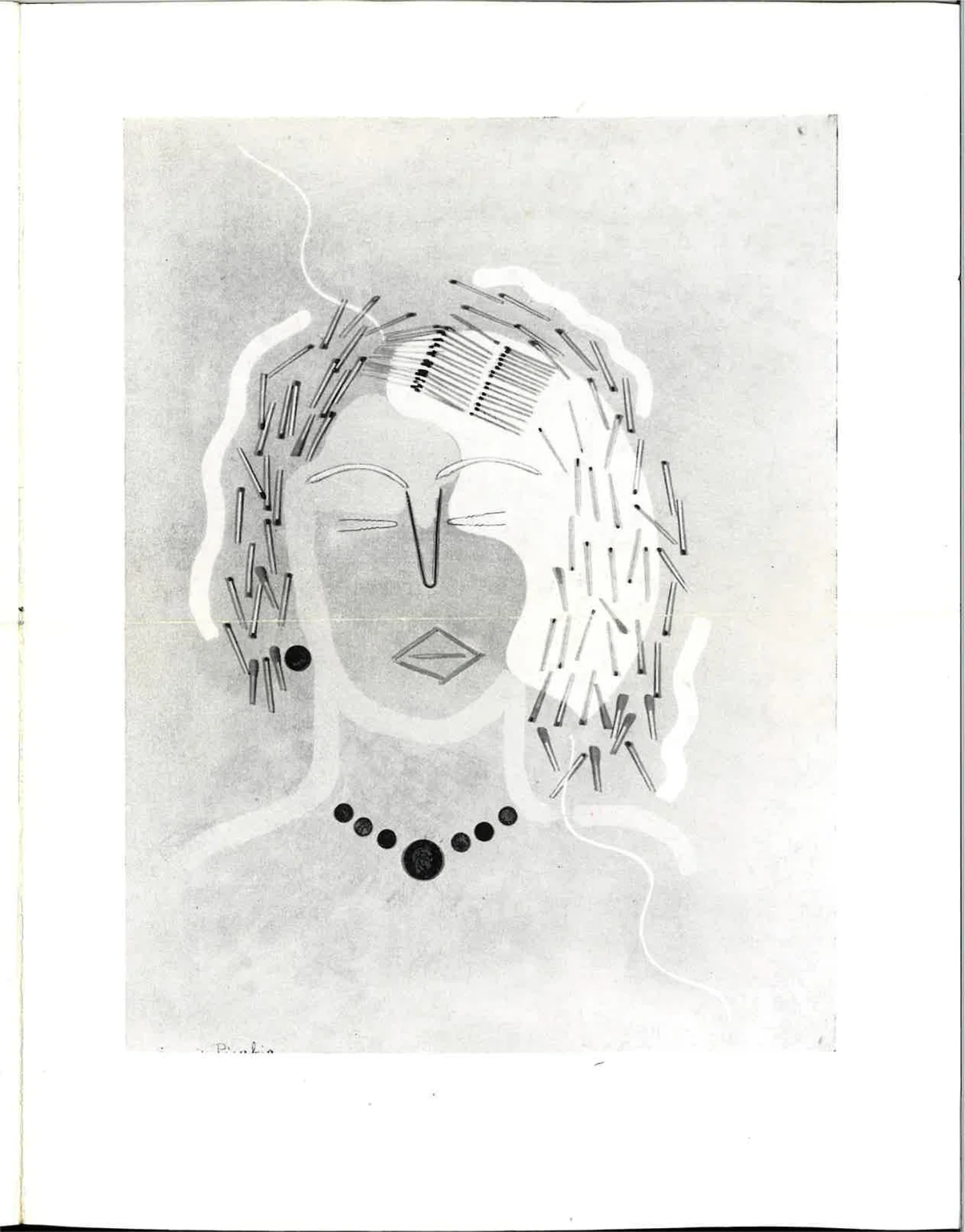Dépliant exposition Picabia, Galerie Furstenberg, 1956. Collection Galerie 1900-2000